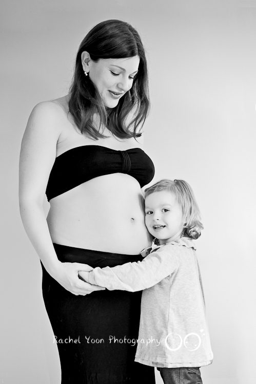 Burnaby Maternity Photographer - black and white