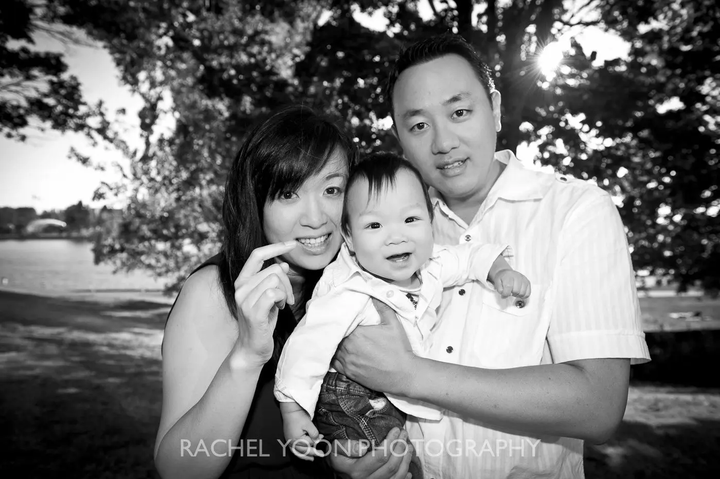 10 months old baby boy - family photo