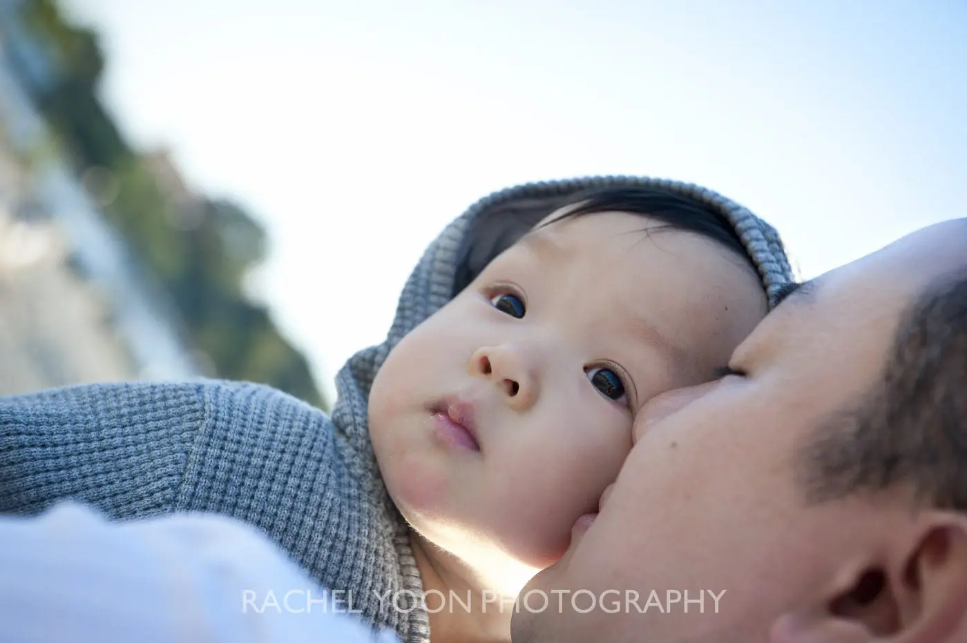 10 months old baby boy with his dad