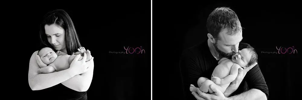 vancouver newborn photography with mom and dad