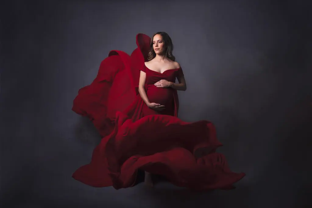 maternity photography - azelya miiestilo gown