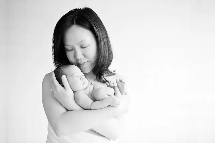 vancouver newborn photographer - newborn baby girl