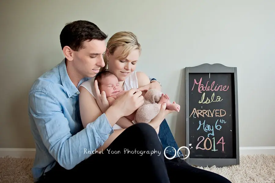 Vancouver Newborn Photographer - baby girl
