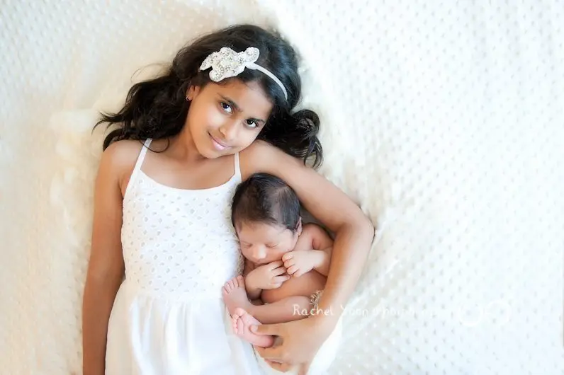 Newborn Photography Vancouver - baby boy with sibling