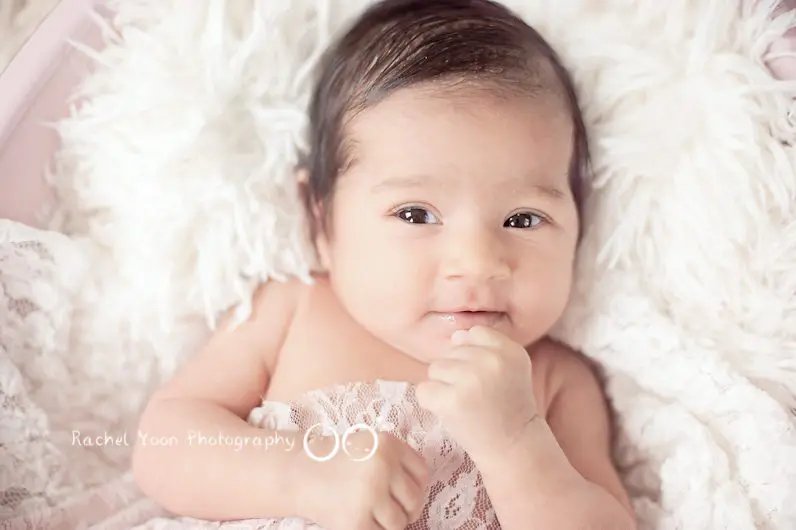 newborn photography vancouver - 7 weeks old baby girl
