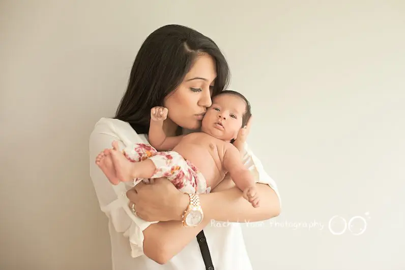 newborn photography vancouver - 7 weeks old baby girl