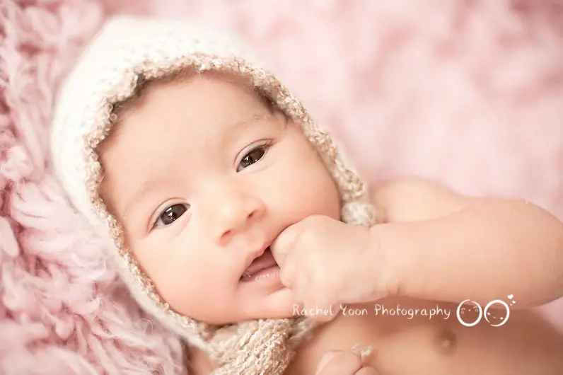 newborn photography vancouver - 7 weeks old baby girl