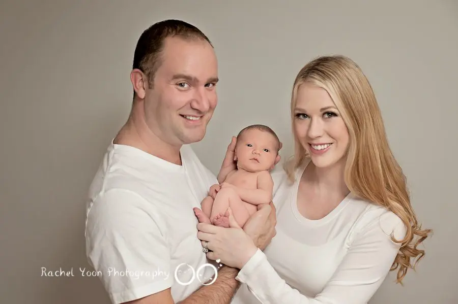 Newborn Photography Vancouver - baby girl with mom and dad
