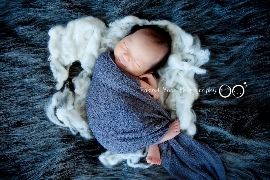 newborn photography vancouver - newborn baby boy in a basket