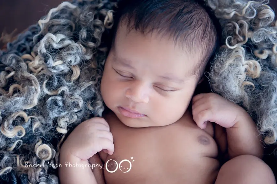 newborn photography vancouver - newborn boy in a basket