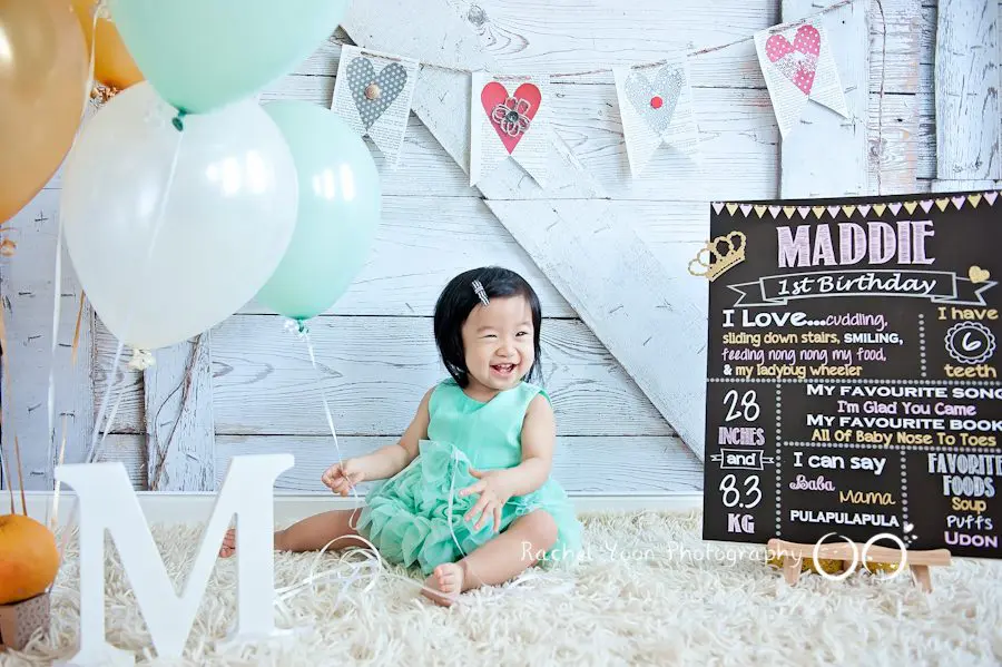 baby photography vancouver - 1 year old baby girl
