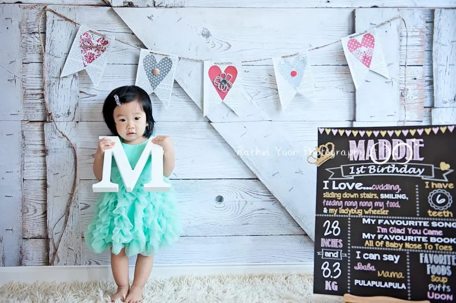baby photography vancouver - 1 year old baby girl
