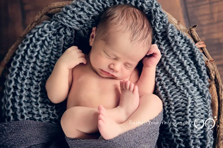 newborn photography vancouver - newborn baby boy