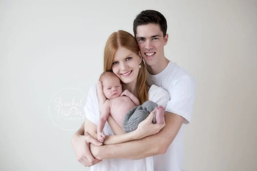 newborn baby with mom and dad - Newborn Photography Vancouver