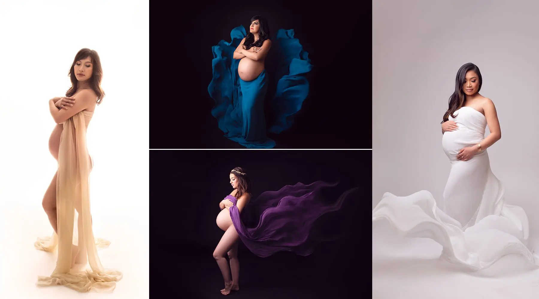 maternity photography - gowns