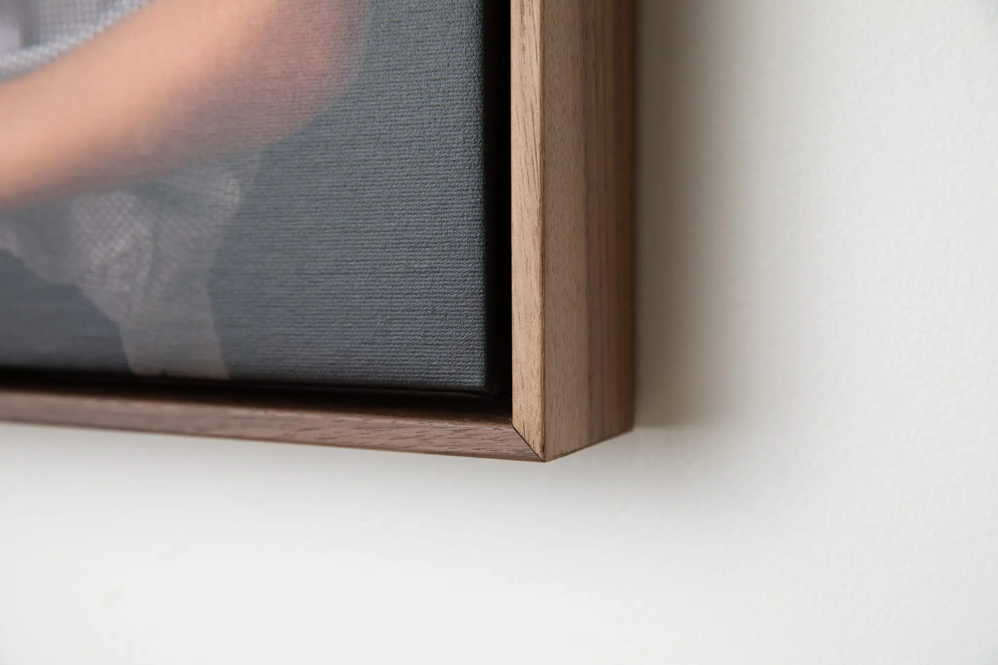 framed canvas detail
