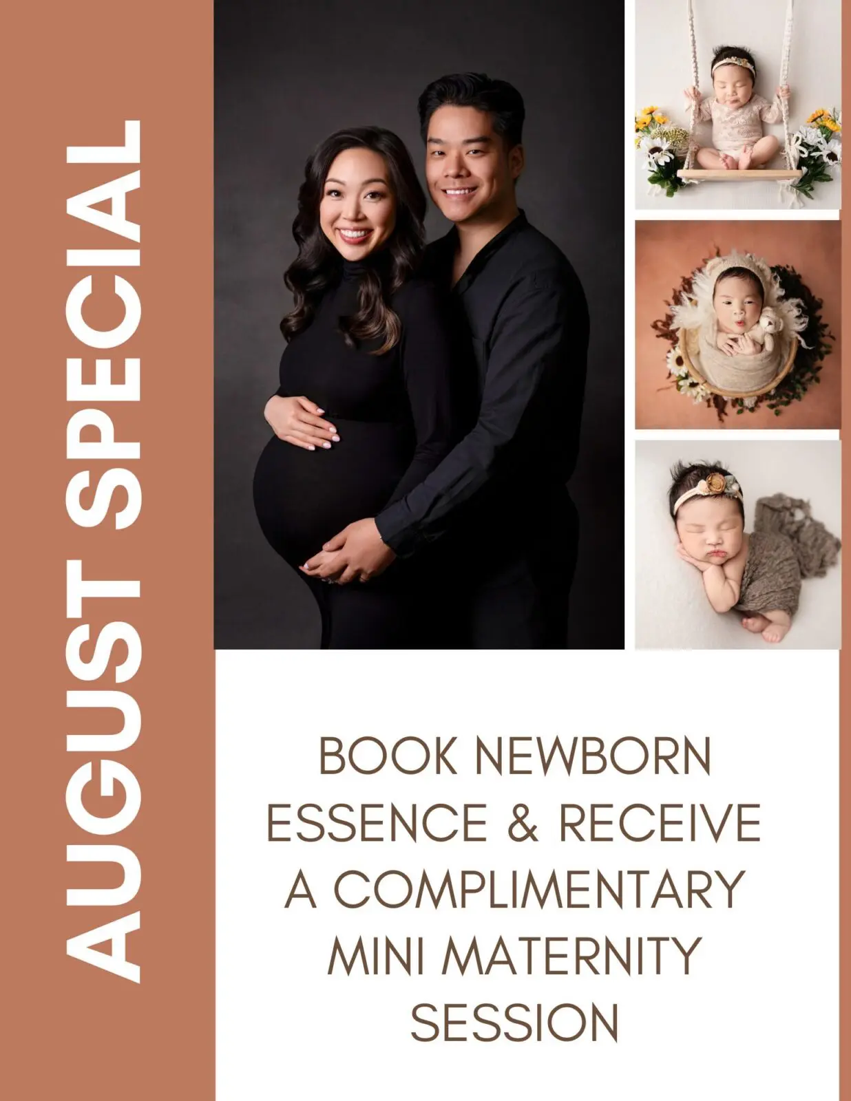 Book Newborn Essence & receive a complimentary mini maternity session