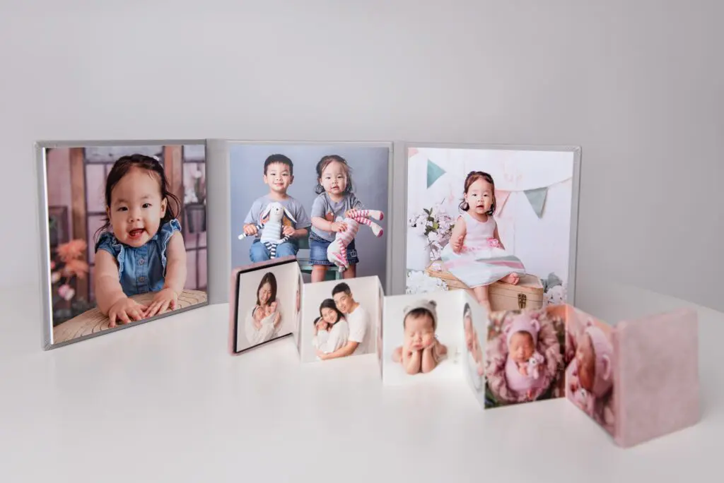 gift set - 2 accordion mini books + triplex