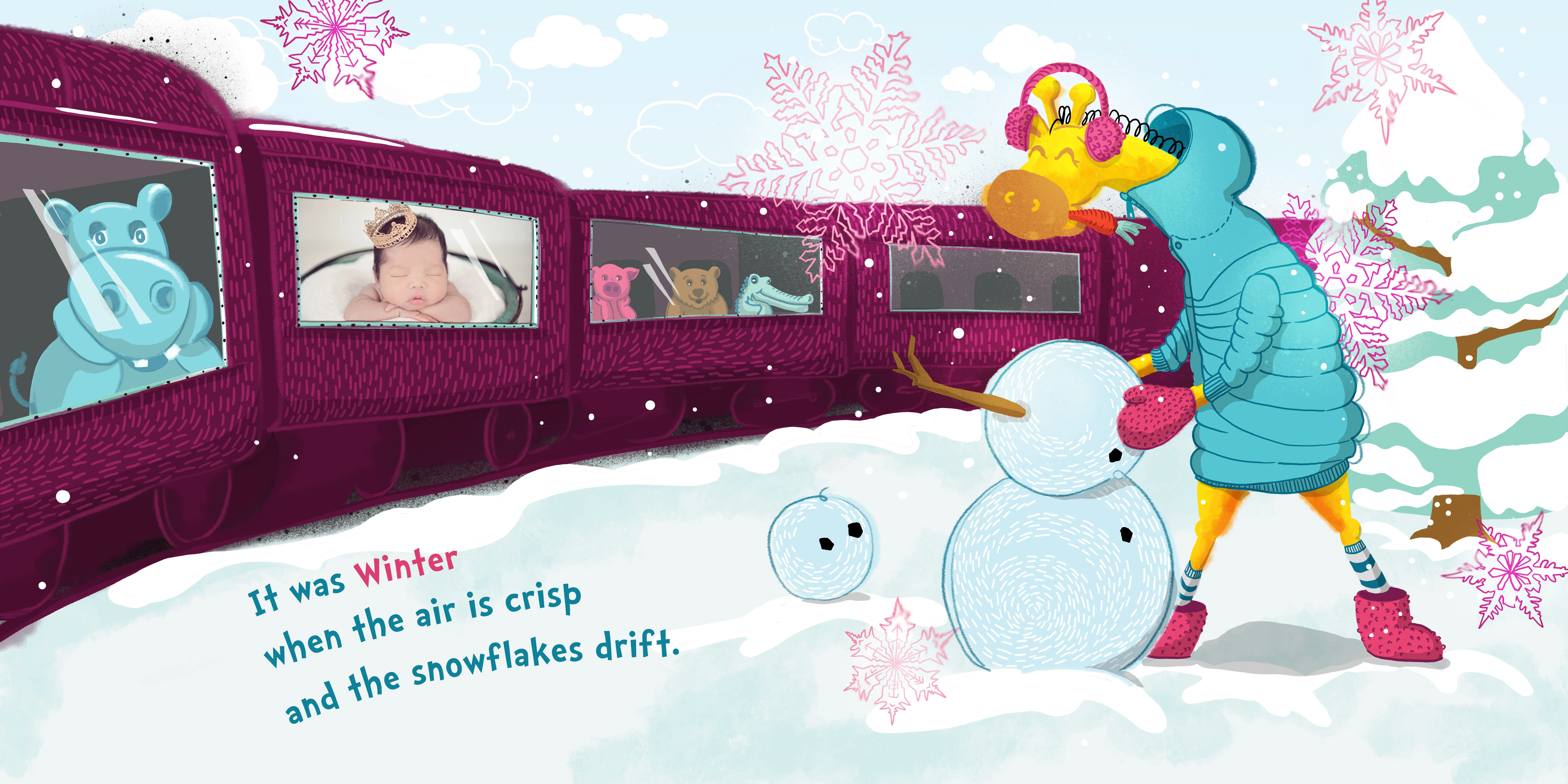 newborn photography storybook insert sample