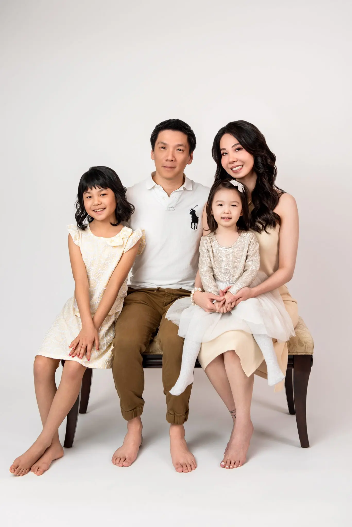 family photography with two girls