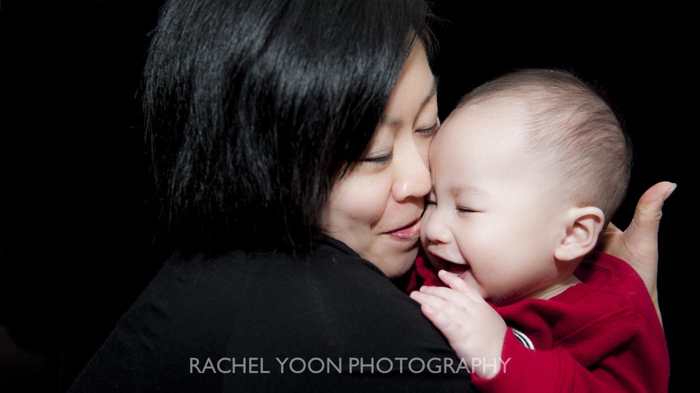 Baby Photography Vancouver - 6 months old baby boy with his mom