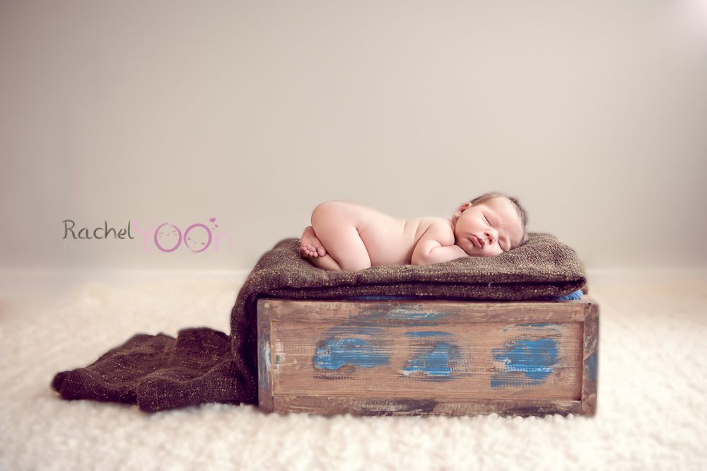 vancouver newborn photography with a prop
