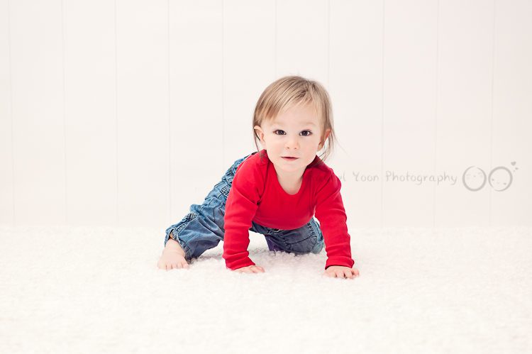 baby photography with white backdrop