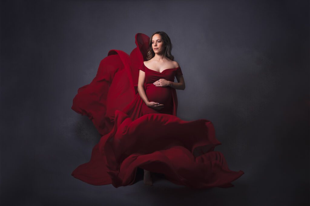 maternity photography - azelya miiestilo gown