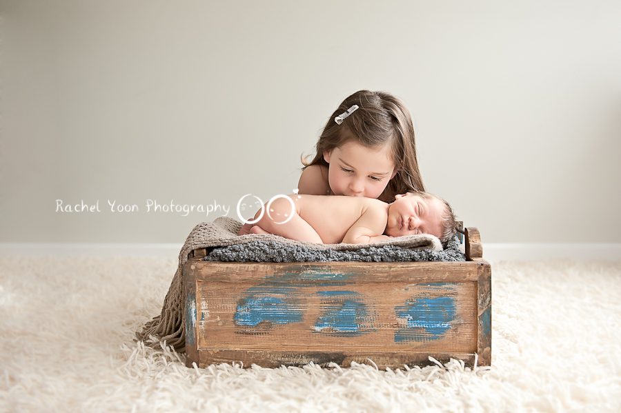 Newborn Photography Vancouver - newborn with a sibling