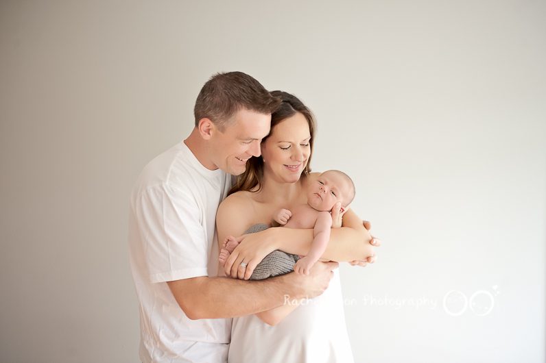 Newborn Photography Vancouver - 3 weeks old baby with parents
