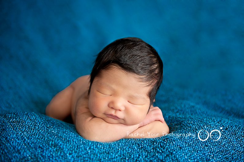 vancouver newborn photographer - smiling newborn