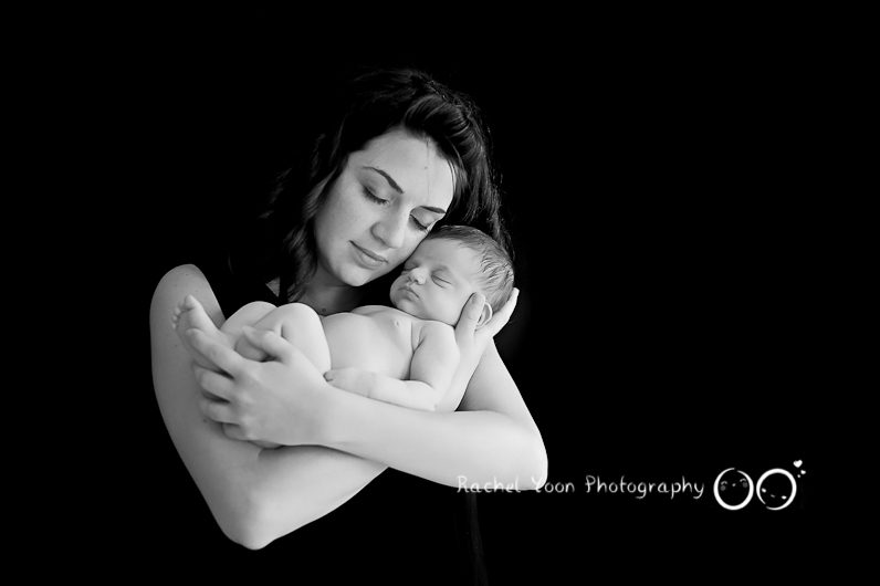 newborn photography vancouver - newborn with mom