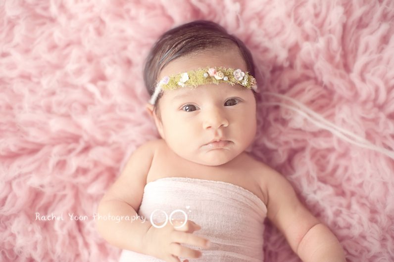 newborn photography vancouver - 7 weeks old baby girl