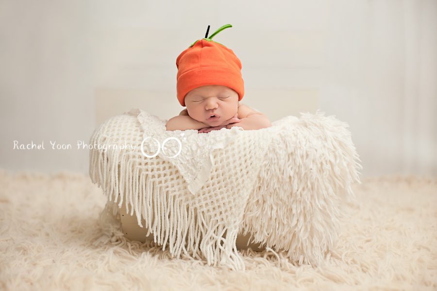 Newborn Photography Vancouver - baby girl in a basket