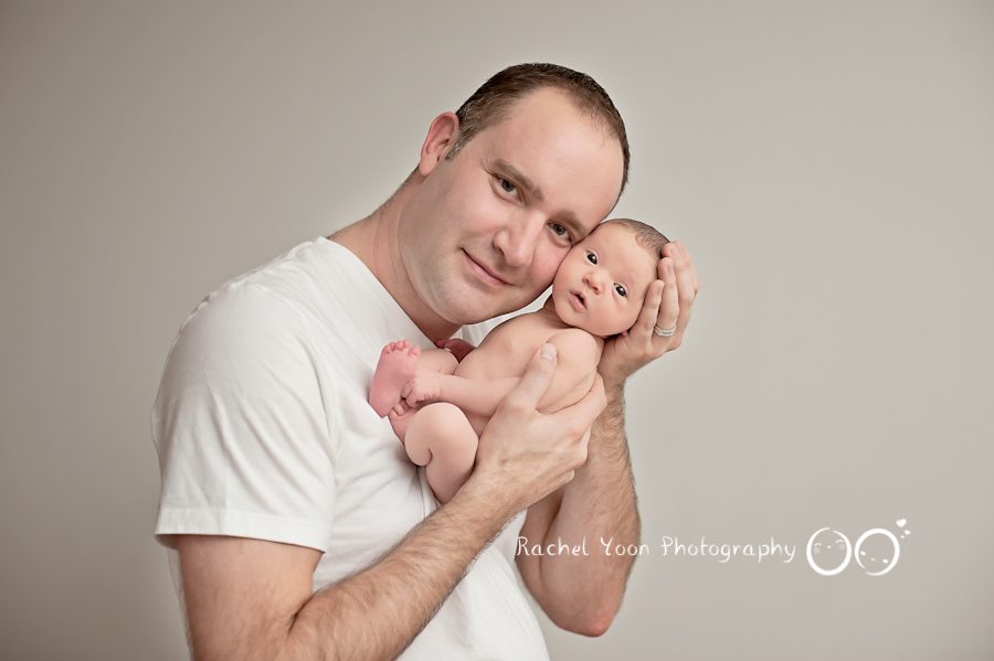 Newborn Photography Vancouver - baby girl with dad