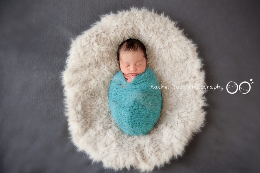 newborn photography vancouver - newborn baby boy wrapped