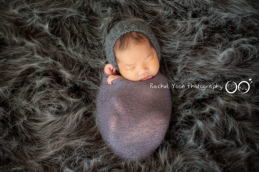 Newborn Photography Vancouver - baby boy wrapped