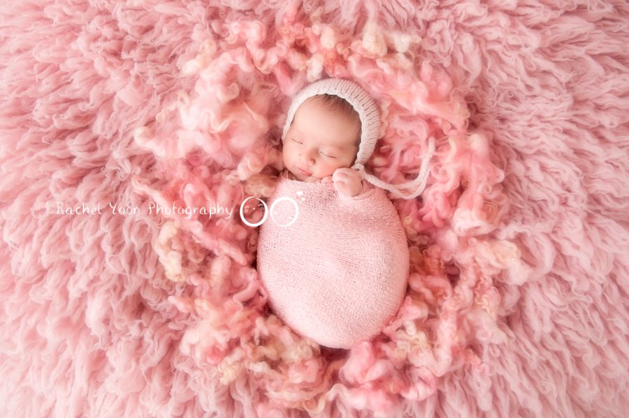 newborn photography vancouver - baby girl wrapped