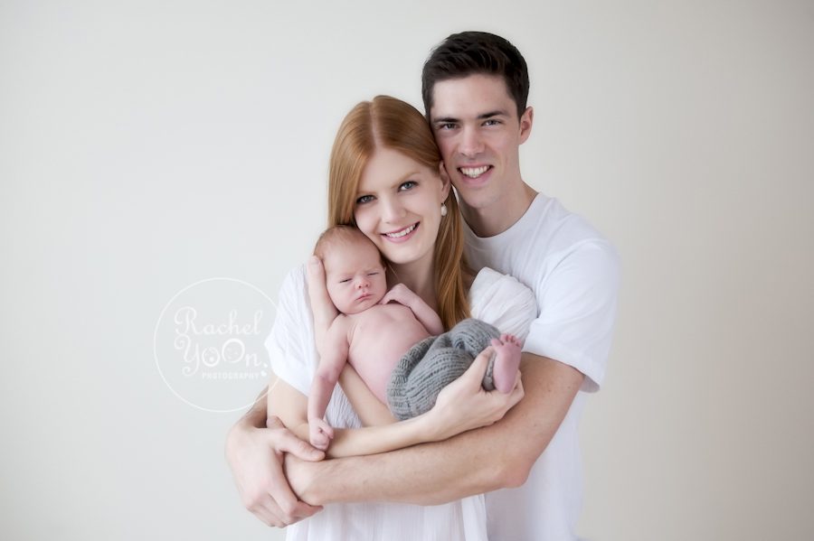 newborn baby with mom and dad - Newborn Photography Vancouver