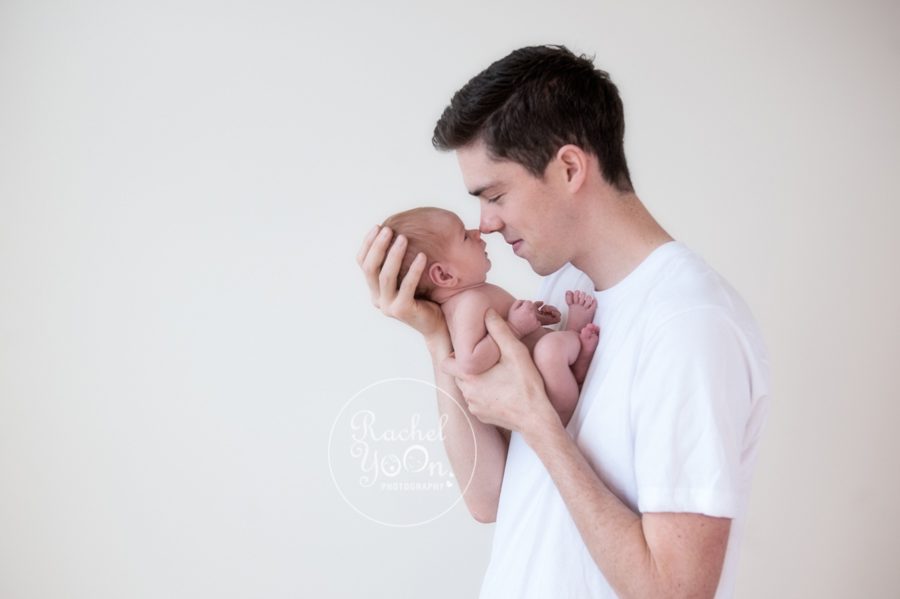 newborn baby with dad - Newborn Photography Vancouver