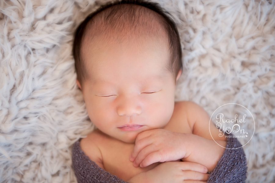 newborn baby boy wrapped - Newborn Photography Vancouver