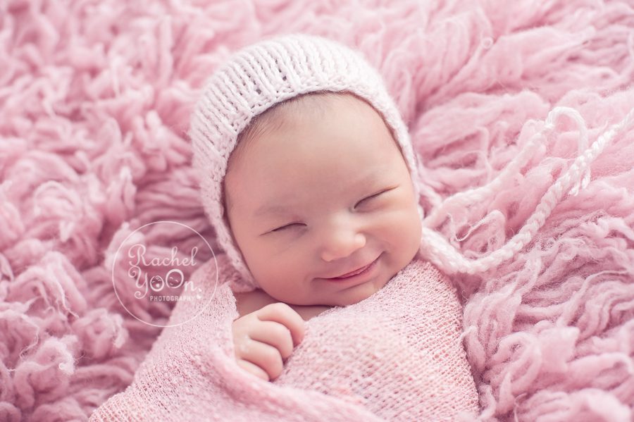 baby smiling - newborn photography vancouver