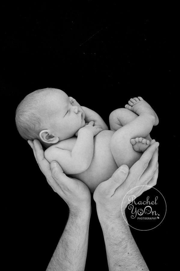 newborn baby boy in samba pose - newborn photography vancouver