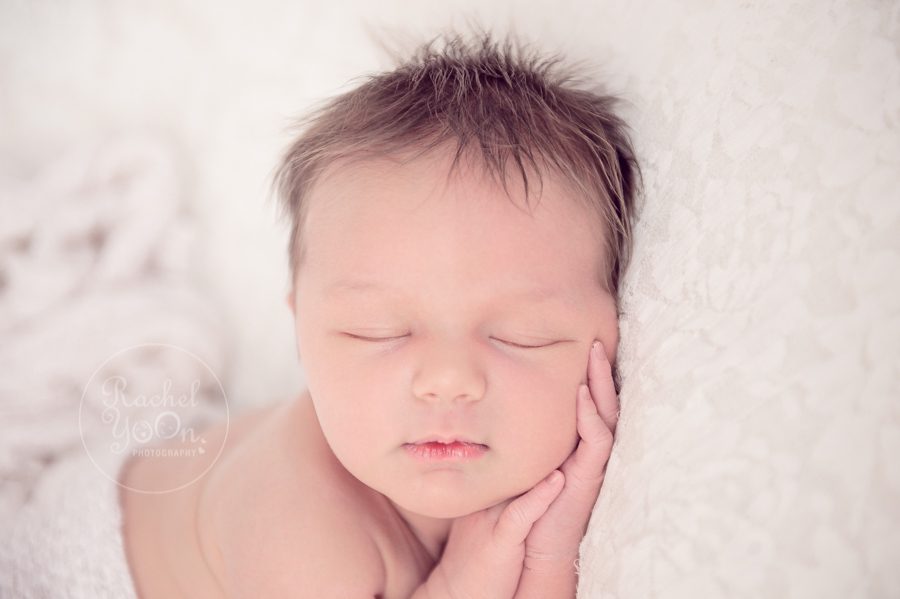newborn baby girl close up - newborn photography vancouver