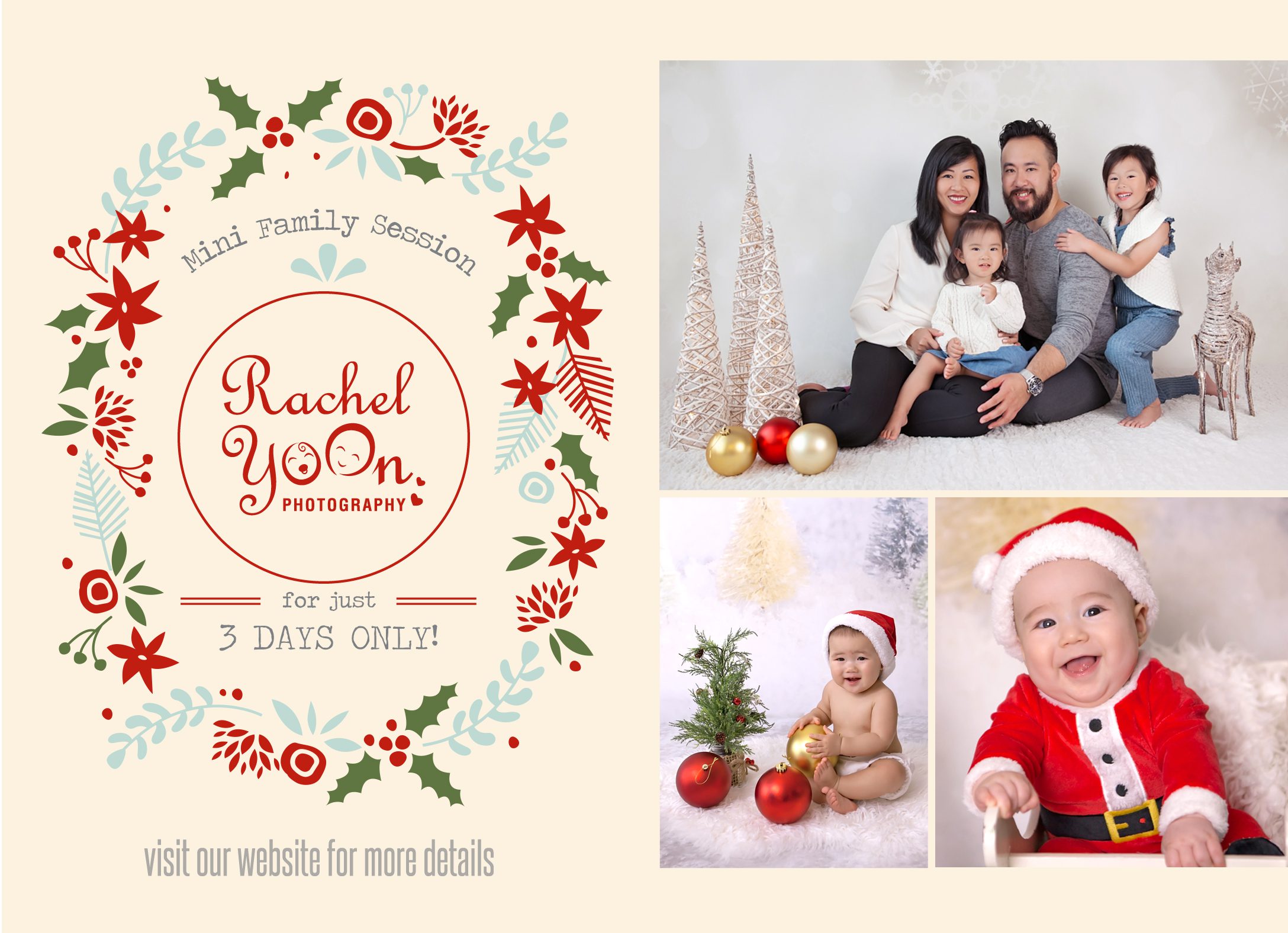 Mini Christmas Sessions for 3 days only