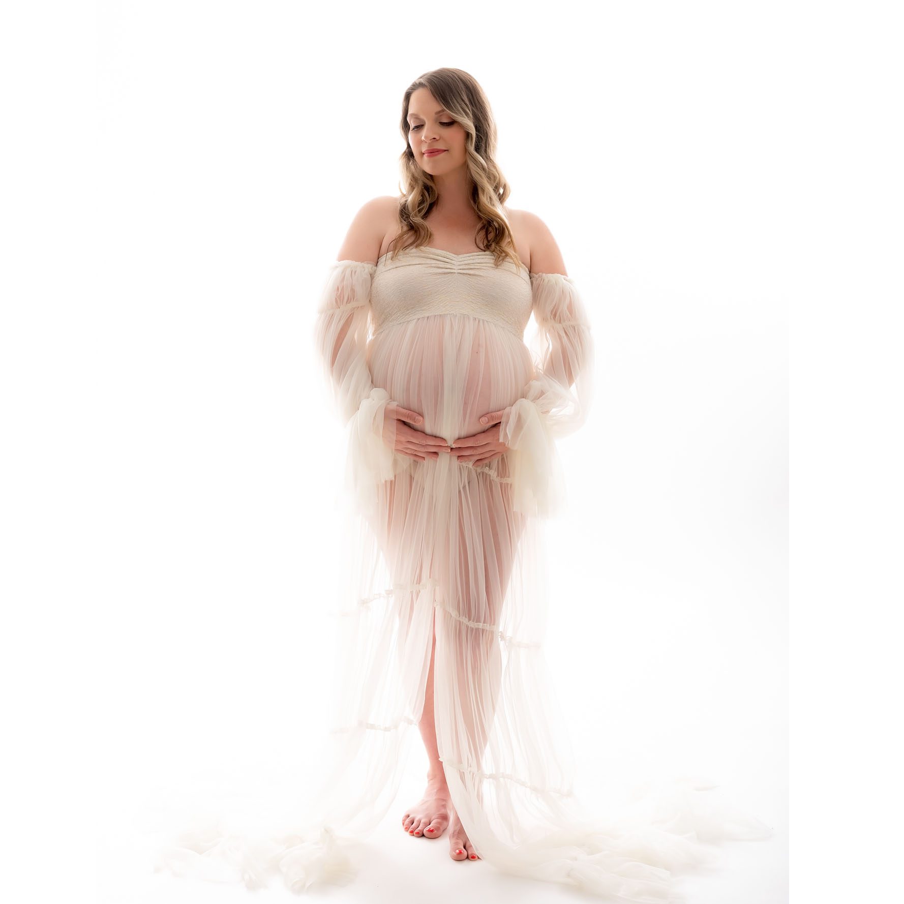 maternity photography north vancouver - maternity gown Athena